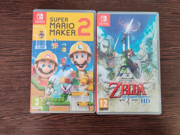 Jocuri Nintendo Switch: Super Mario Maker 2 și Zelda Skyward Sword