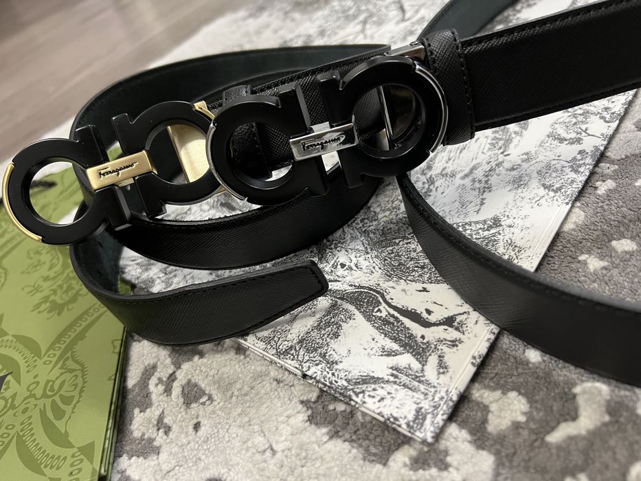 Curea Salvatore Ferragamo -poze reale 100% piele naturală nu ecologică