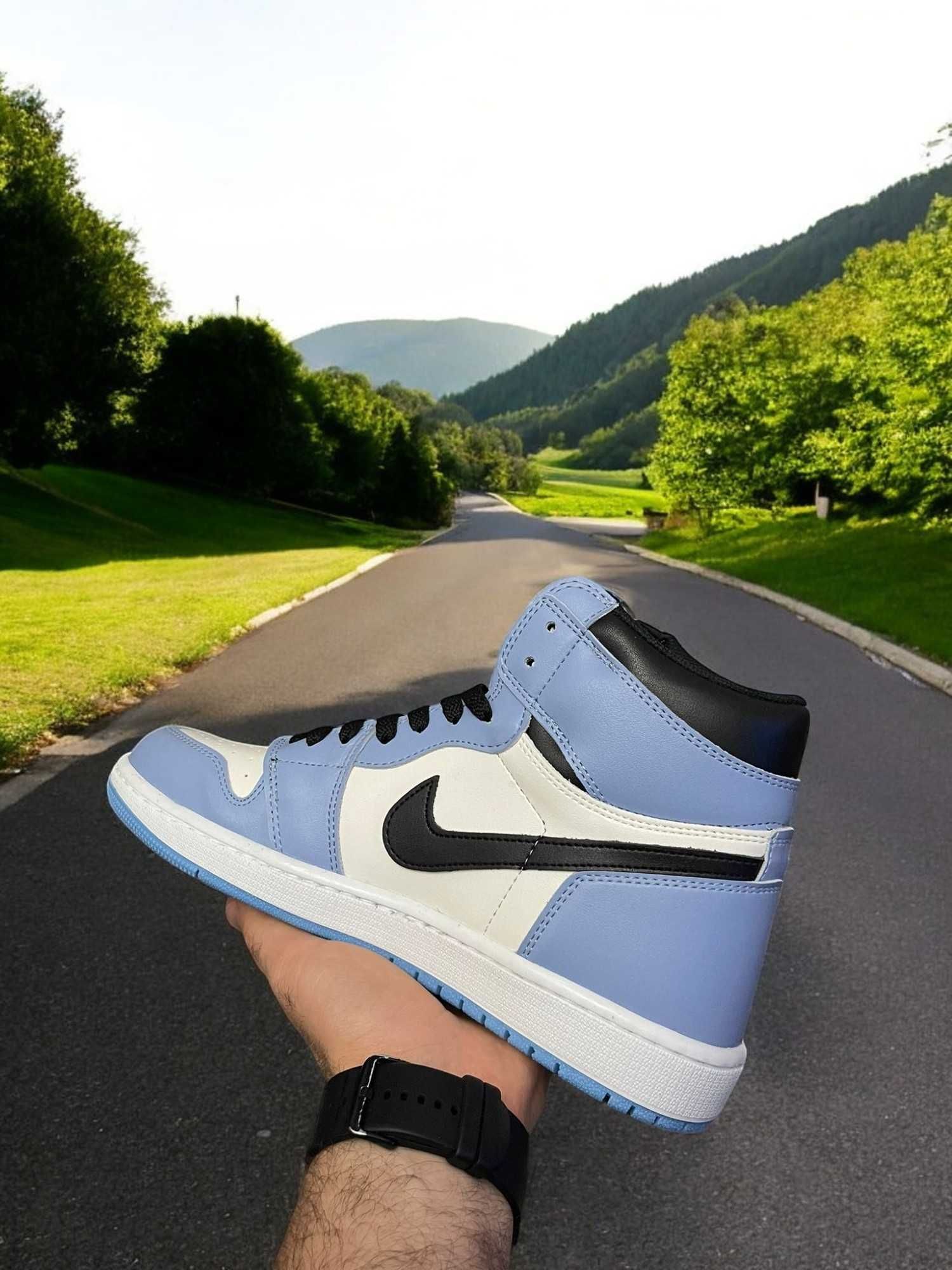 Adidasi Nike Jordan 1 University Blue - Adidasi Fete Baieti