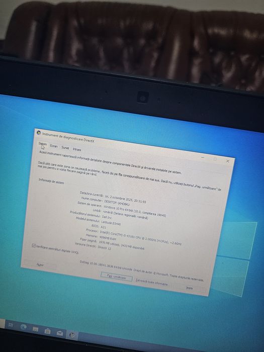 Laptop dell latitude e5440