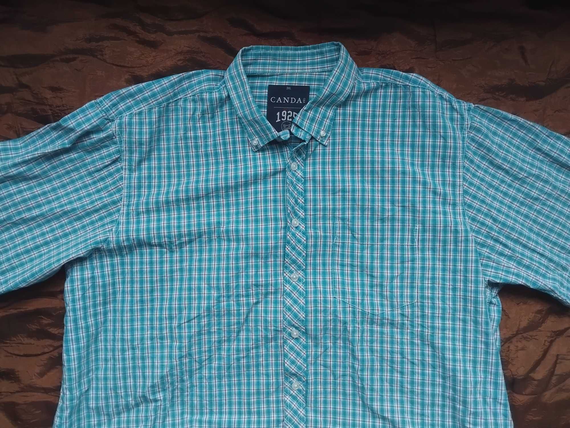 XXXL голяма мъжка риза CANDA 100% оригинална мъжка риза
