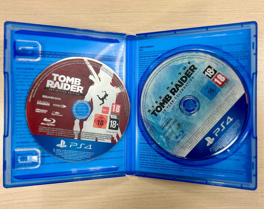Tomb Raider: Definitive Edition + Rise of the Tomb Raider (PS5/PS4)