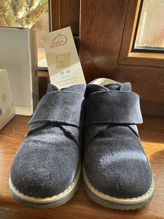Ghetute minunate nr.21, piele, Baby Avus, bleu