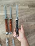 Cuțit Stiletto italian 34cm – Deschidere rapidă cu buton
