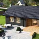 Vand case pe structura metalica