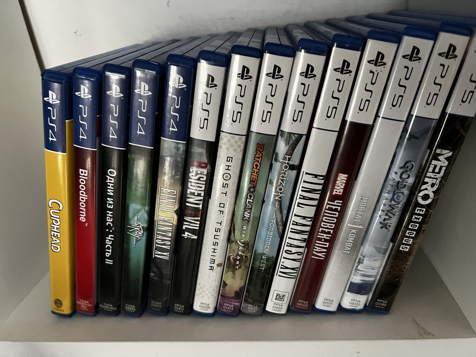 Диски на плей стейшн 4/5