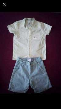 Cămașă și pantaloni de vara pentru baietel,mărime 92