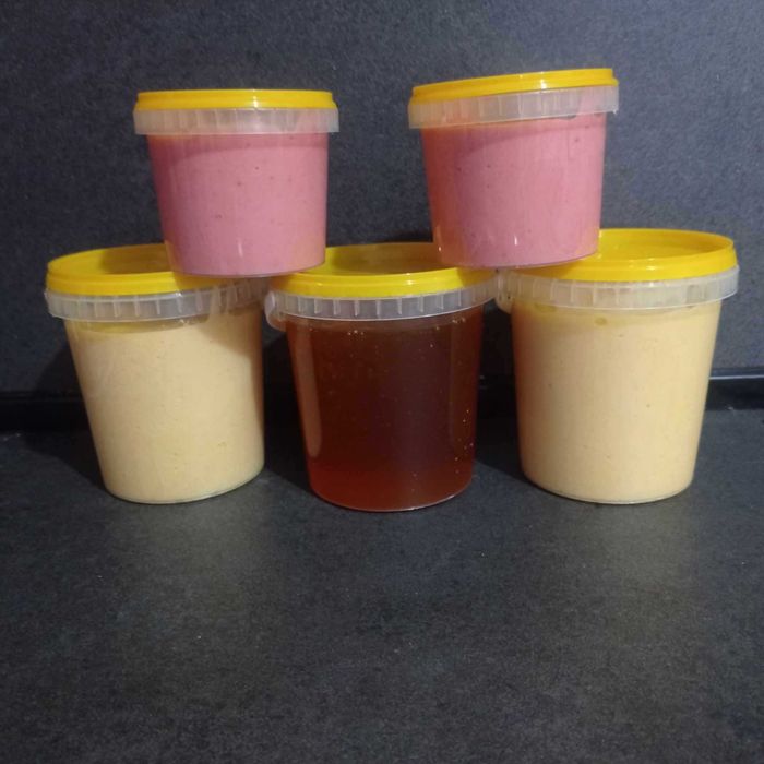 Крем Мед. Мед с лиофилизирани плодове. 100% Натурален продукт