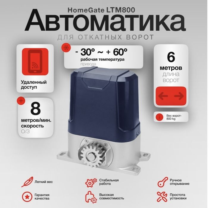 Автоматика откатных ворот