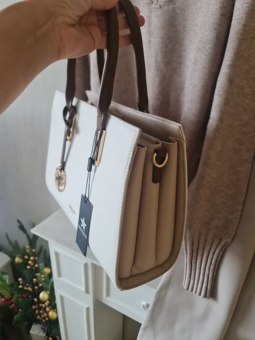 НОВ сет панталон, блуза, чанта, обувки