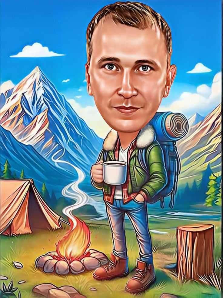 Дигитални карикатури по снимка , подарък карикатура