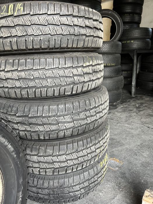 6 jante tabla+anvelope iarna 205/75/16C Michelin 8.5 mm!