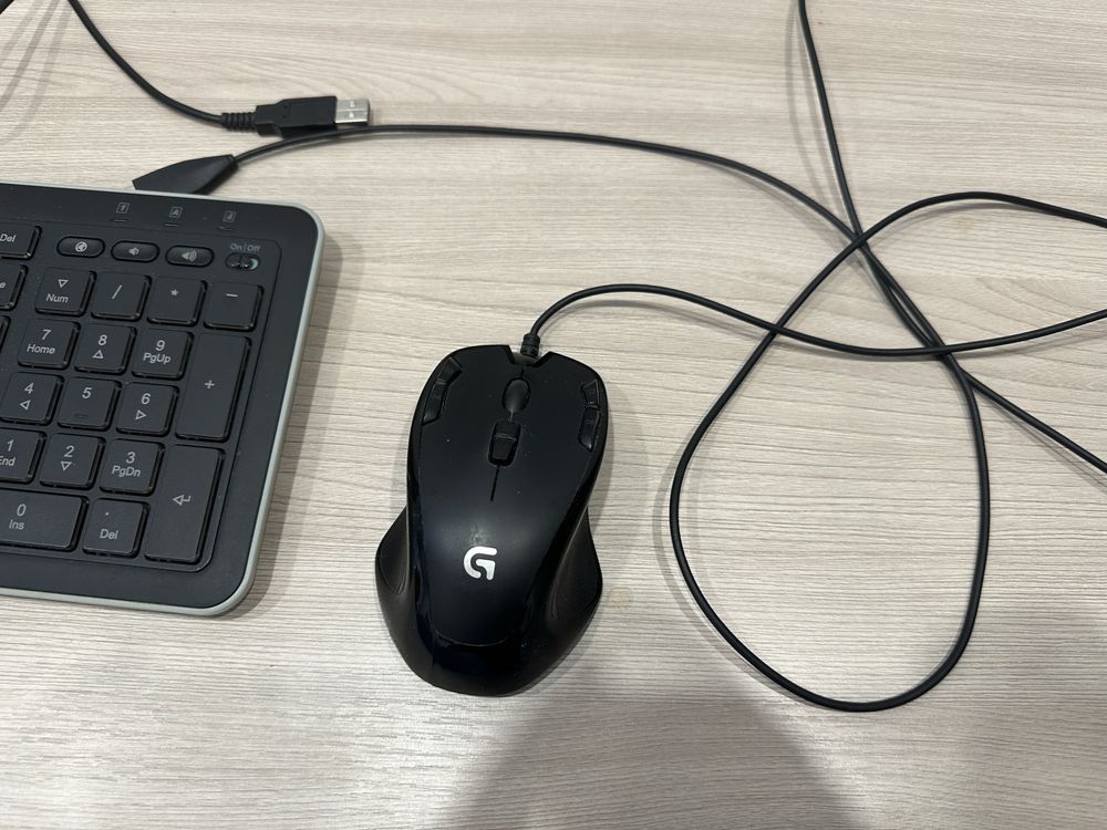 Клавиатура и мышь logitech g300s