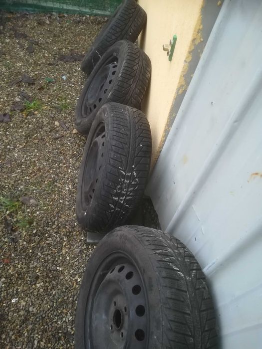 4Cauciucuri iarnă 185/60R15-T XLcu genți.+2 roti agricole 7,2-40Michel