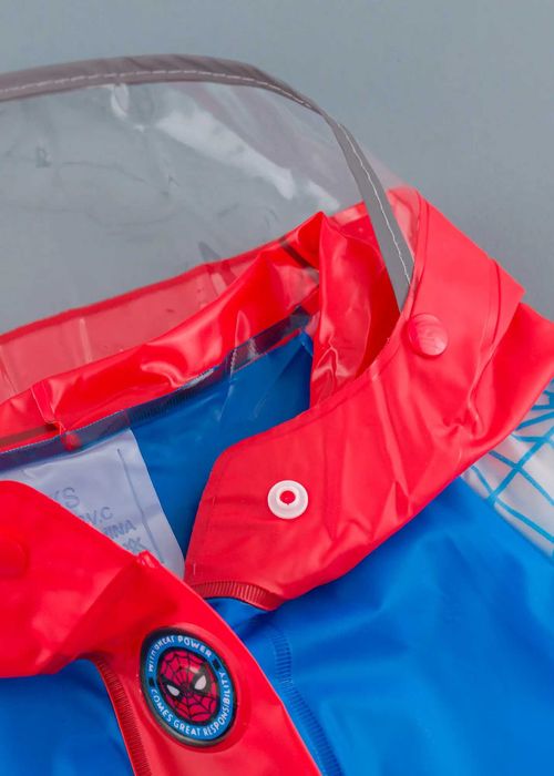 Детски дъждобран със супергерой, Син Цвят