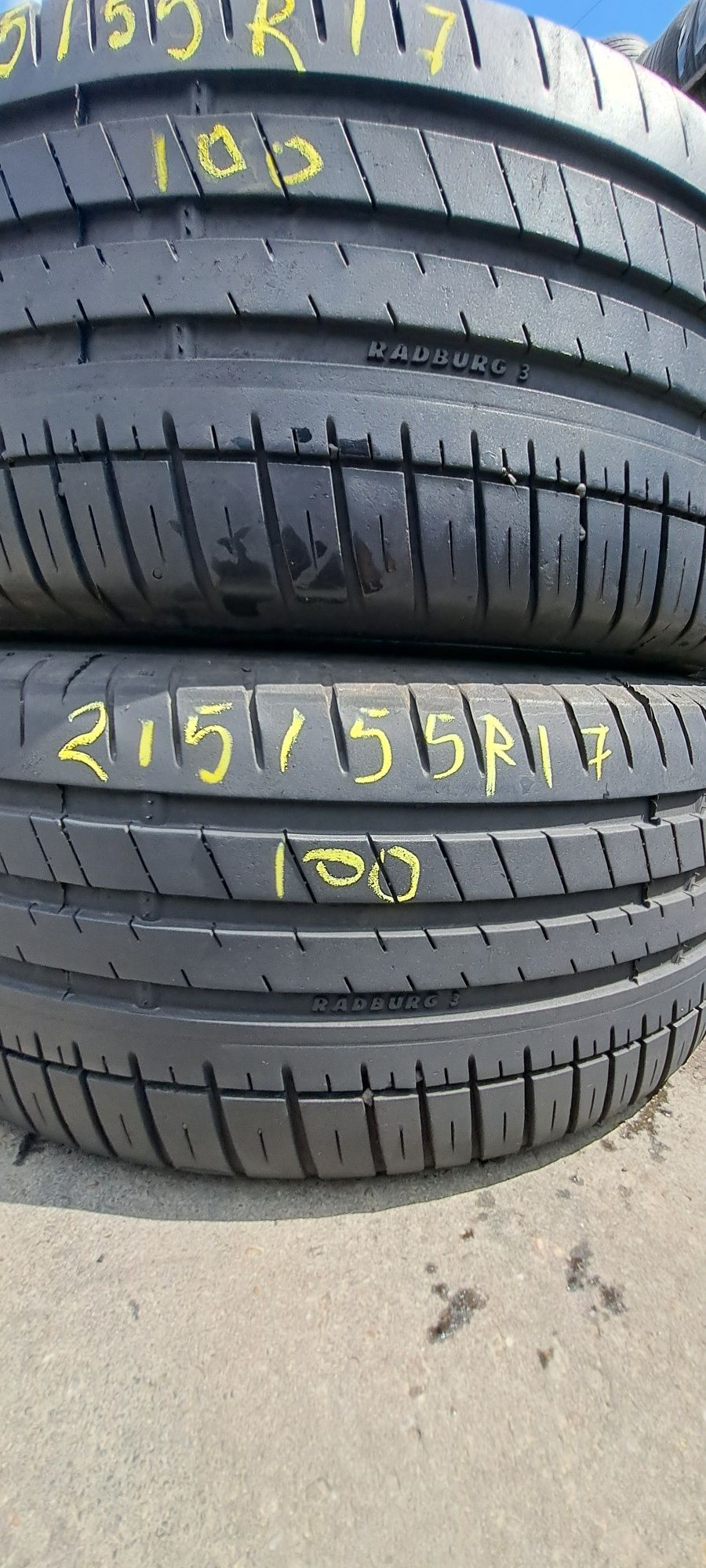 2 anvelope vara 215/55r17 Radburg dot 2022 Montaj Gratuit