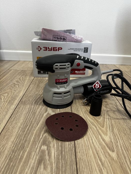 Машина орбитально-шлифовальная, ЗУБР ЗОШМ-450-125 (новая)