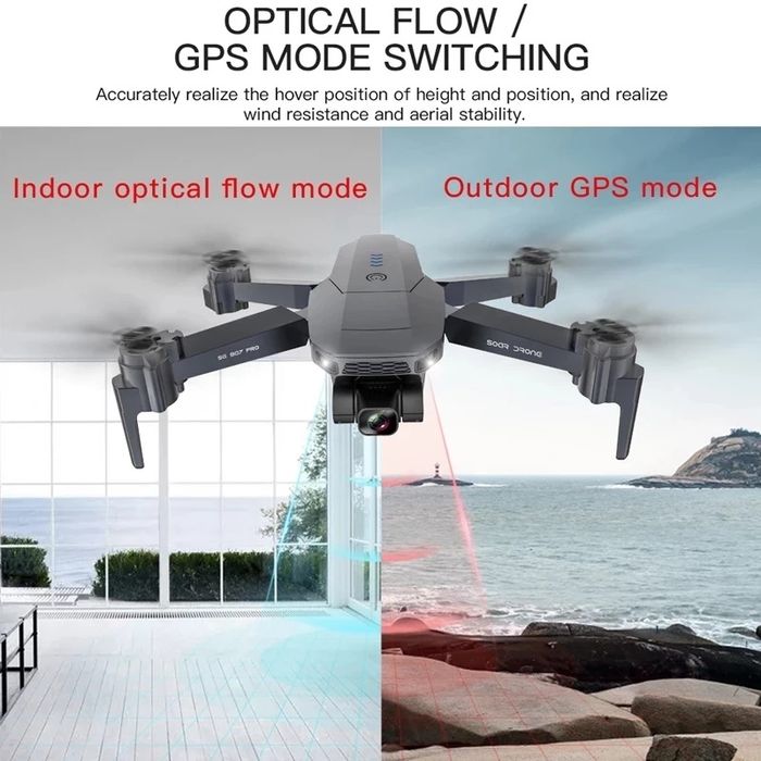Drona cu Cameră 4K HD,Gimbal Electronic Cu 2-Axe,Zbor 14 min,800m,Noua