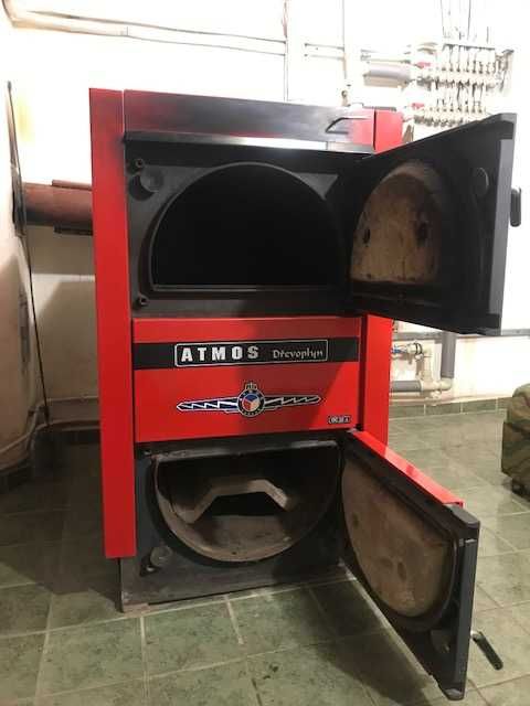 Чешки Пиролизен Котел ATMOS DC32s 35kW с Алуминиеви Радиатoри
