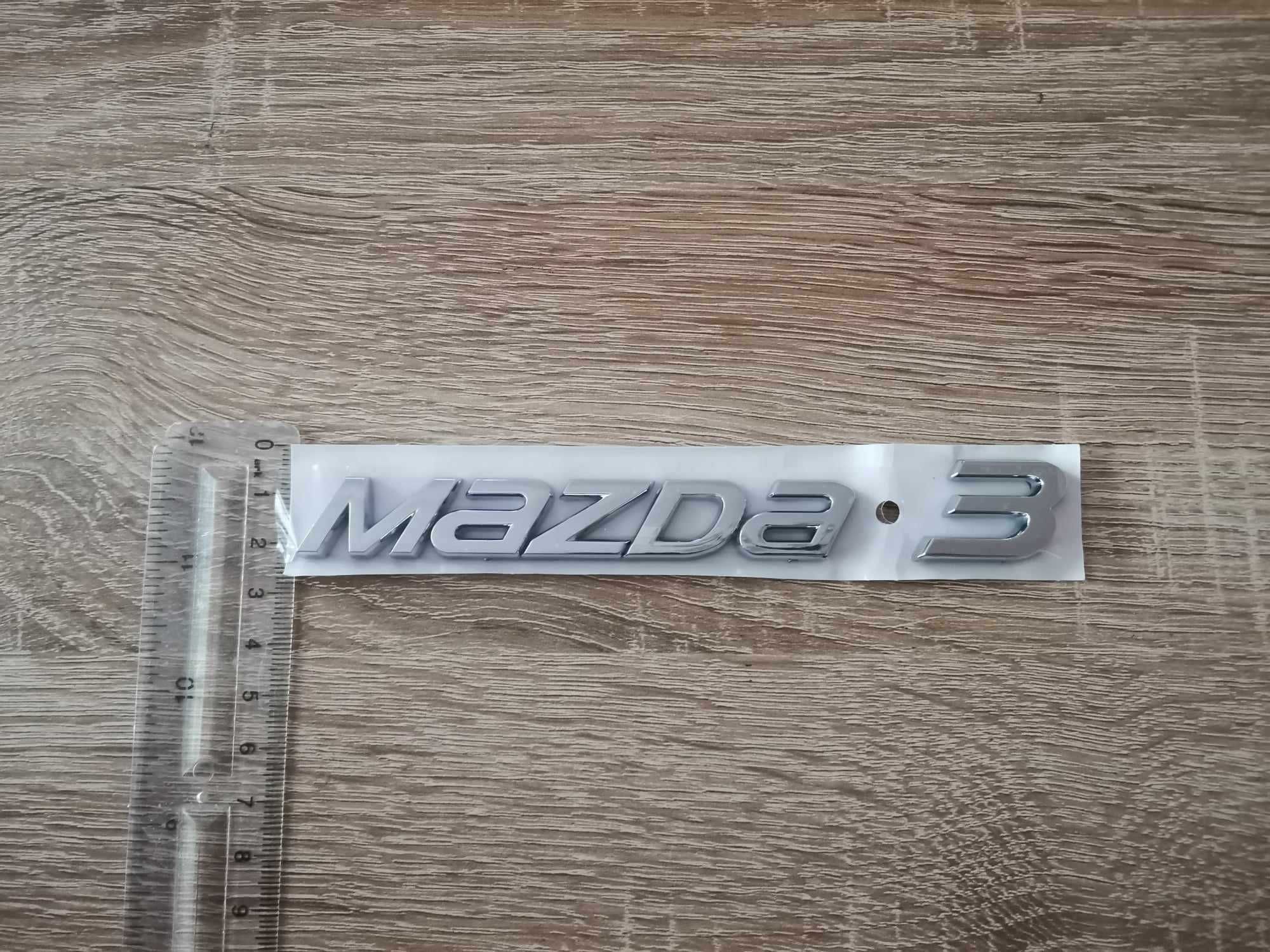 Надпис емблема Мазда Mazda 3 нов стил