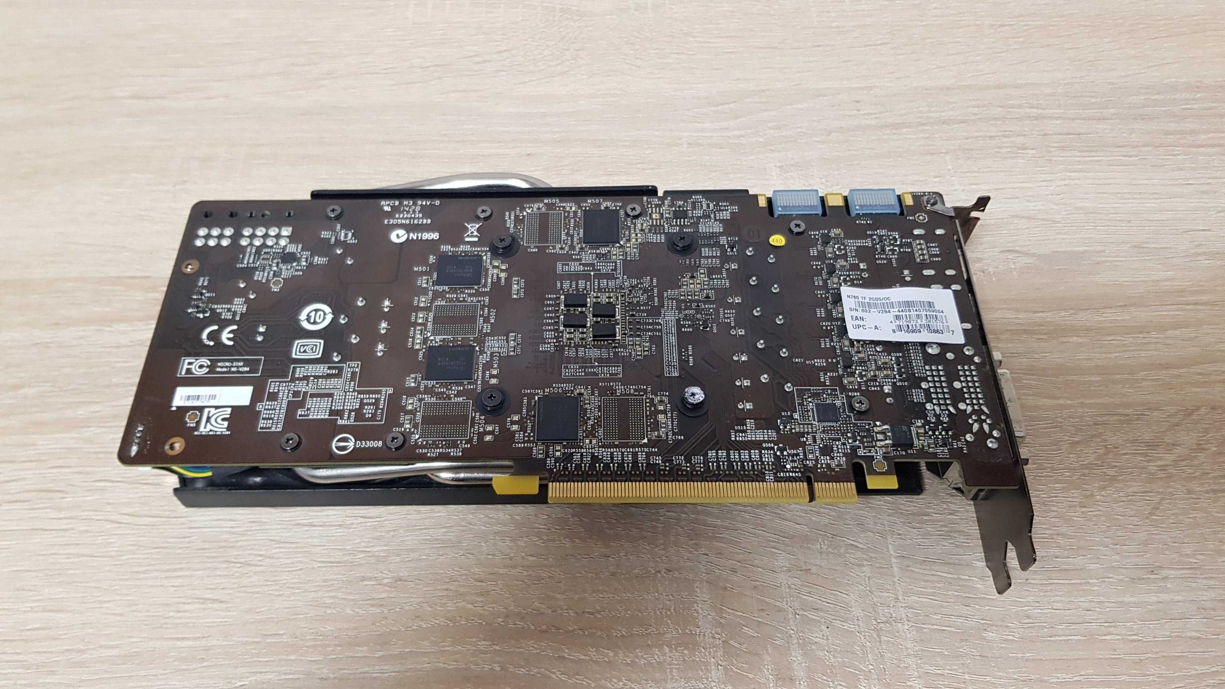 MSI GeForce GTX 760 TwinFrozr OC 2GB GDDR5 256bit