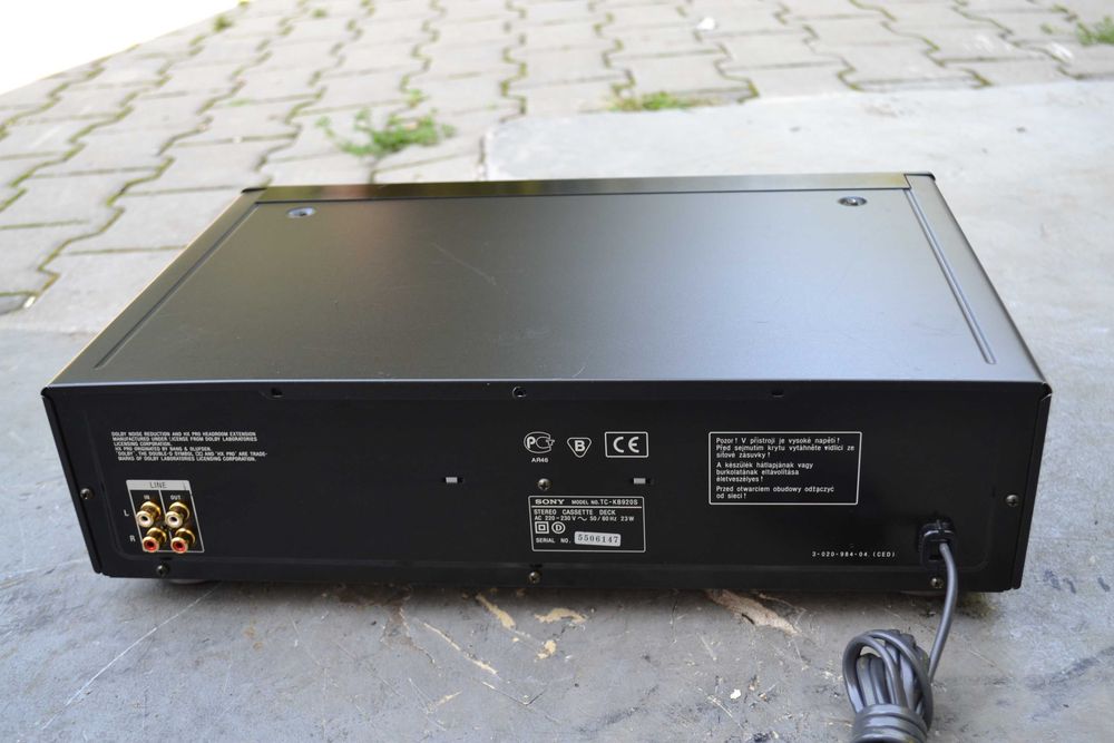 Deck Sony TC-KB 920  S  QS