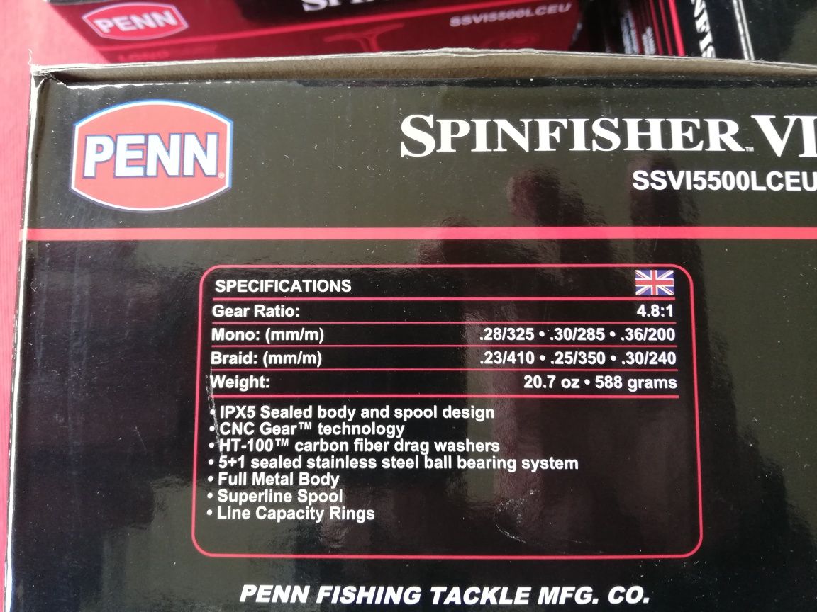 Penn Spinfisher SSVl 5500 Long Cast