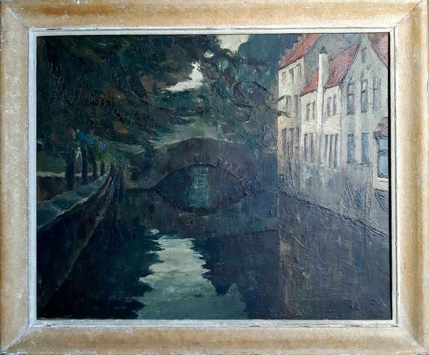 George Hendrik Breitner Ulei pe pânză, Semnat, Dimensiuni 74 x 88 cm