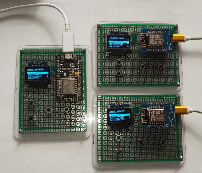 Proiect Arduino/ESP8266-Deauther-Nethercap -testare retele wireless