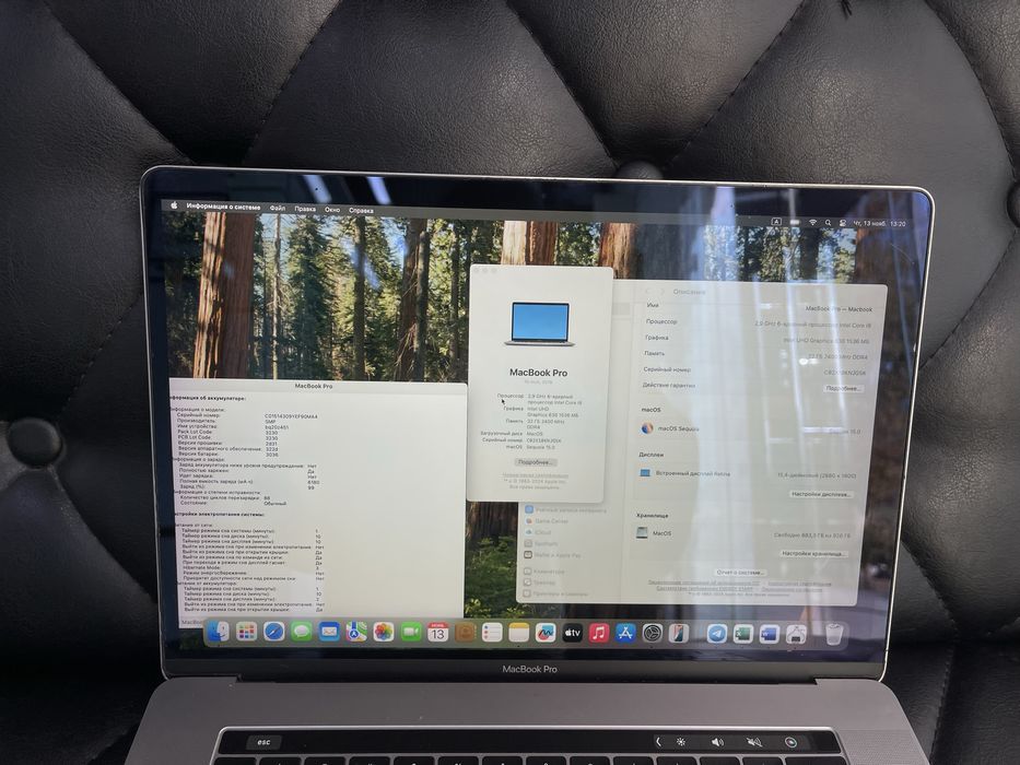Apple MacBook Pro 2018 i9 32GB/1 TB в хорошем состоянии