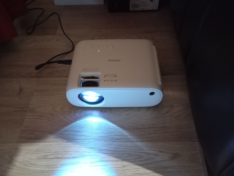 JMMO Projector,Wireless Wi-Fi Projector,Portable Projector With FullHD
