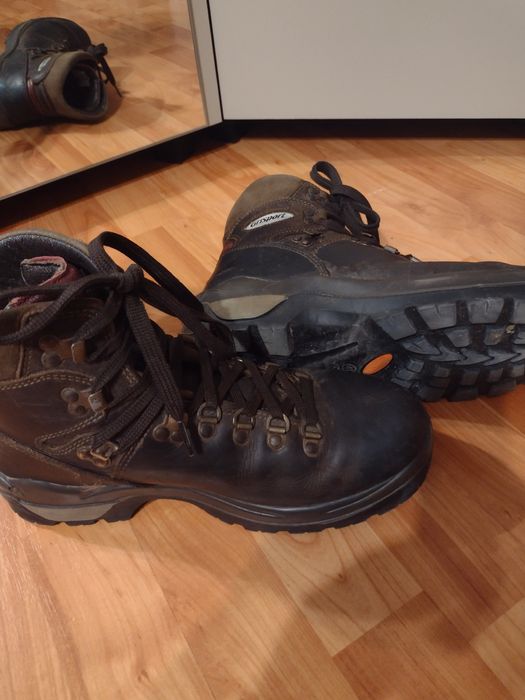 Ghete piele naturală Gri Sport  mărimea 41