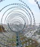 Barbed wire for homes, gardens, wire
