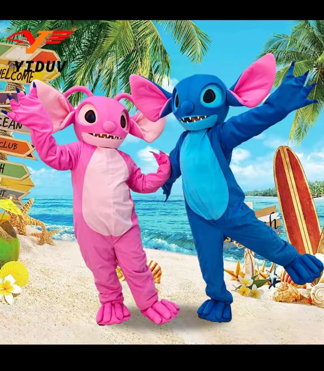 Mascote Mikey și Minnie...Lillo și Stitch