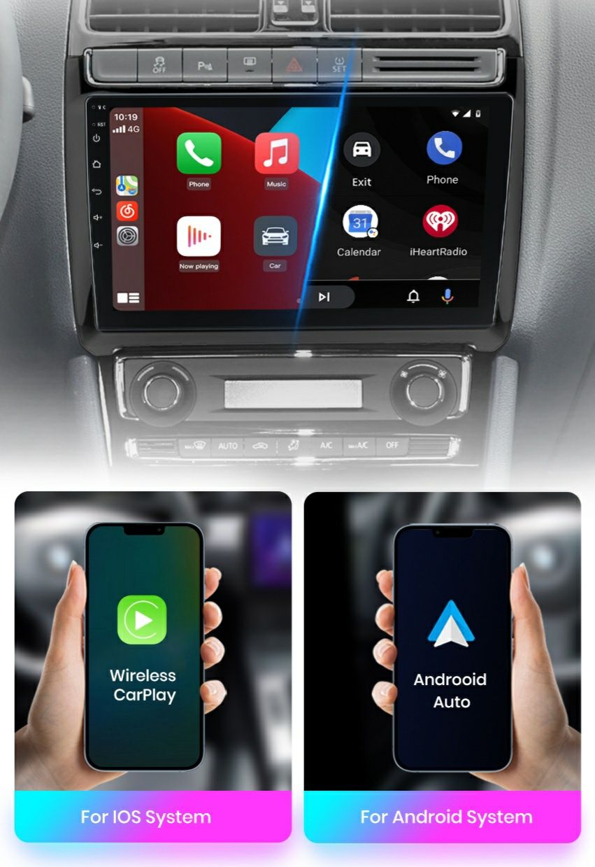 Navigatie Android dedicata VW Polo 5 (2008-2020)