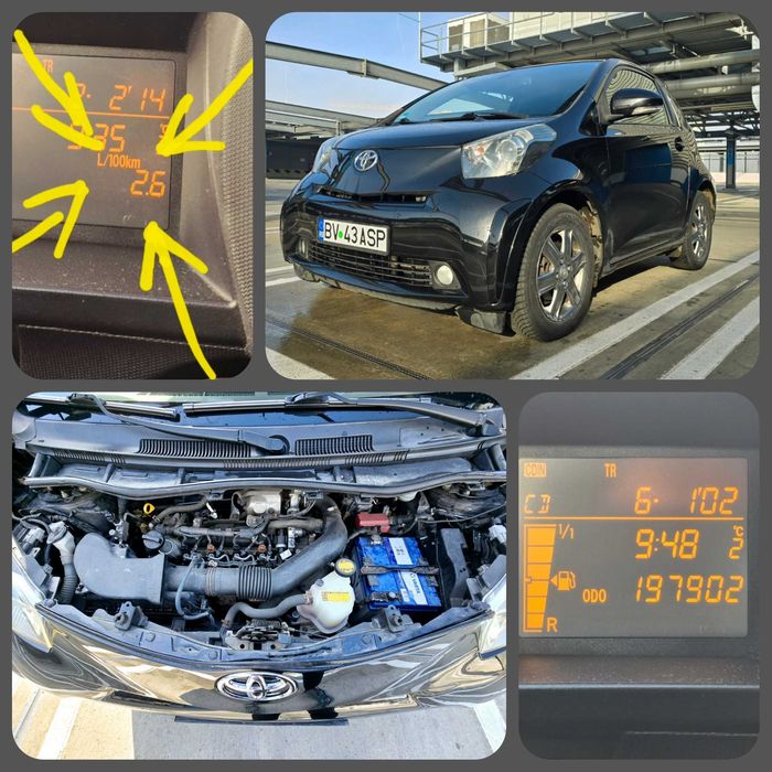 TOYOTA IQ SOL+ 1.4 D-4D 90CP 190NM 2010 Garantie