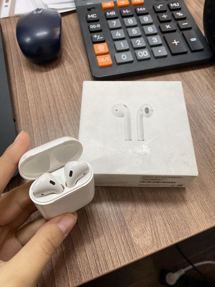 Наушники Airpods 2 оригинал