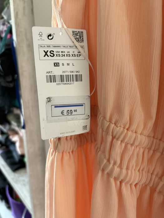 Rocheie lunga,zara,marime xs