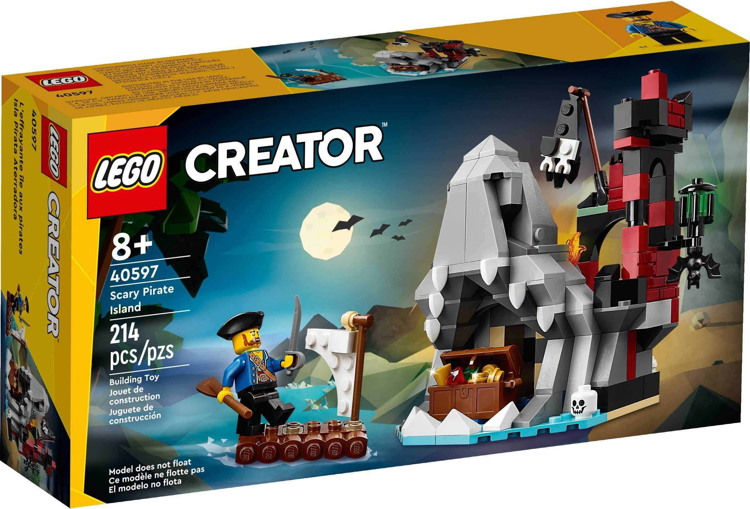 LEGO Creator - 40597 - Insula Înfricoșătoare de pirati - NOU sigilat