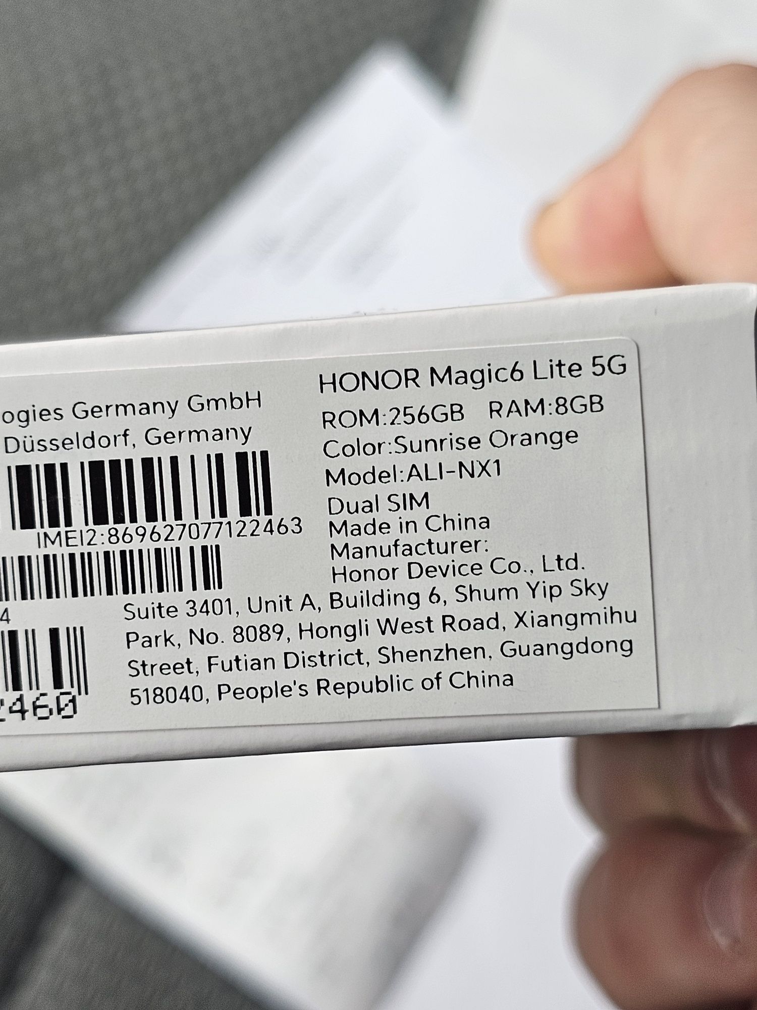 Honor Magic6 Lite 5g, 256gb sigilat, Factura garantie