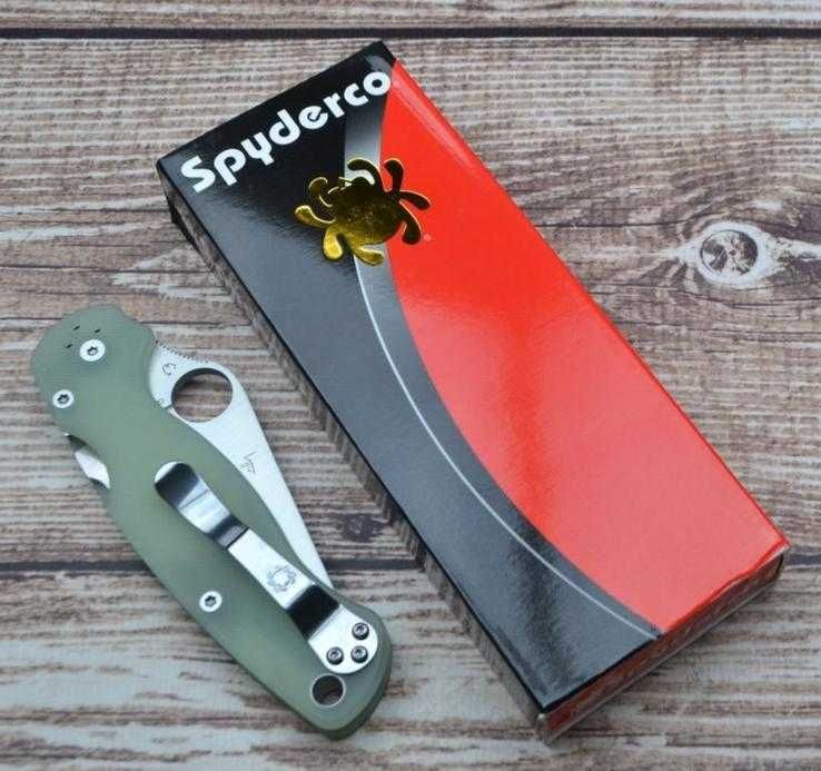 Cutit Briceag Spyderco USA Paramilitary 2 Sprint Jade G10