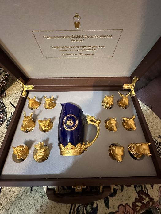 Набор стопок в виде знаков зодиака за 20 000 тысяч тенге