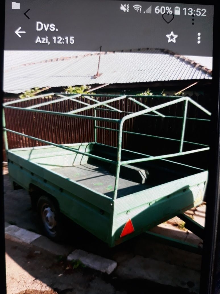 Remorcuță auto marca Padiș de 500 kg.preț.3600 lei.