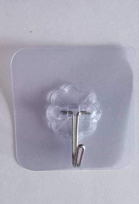 Etajeră colț inox bucatarie/baie +2 agățători autocolante rezistente