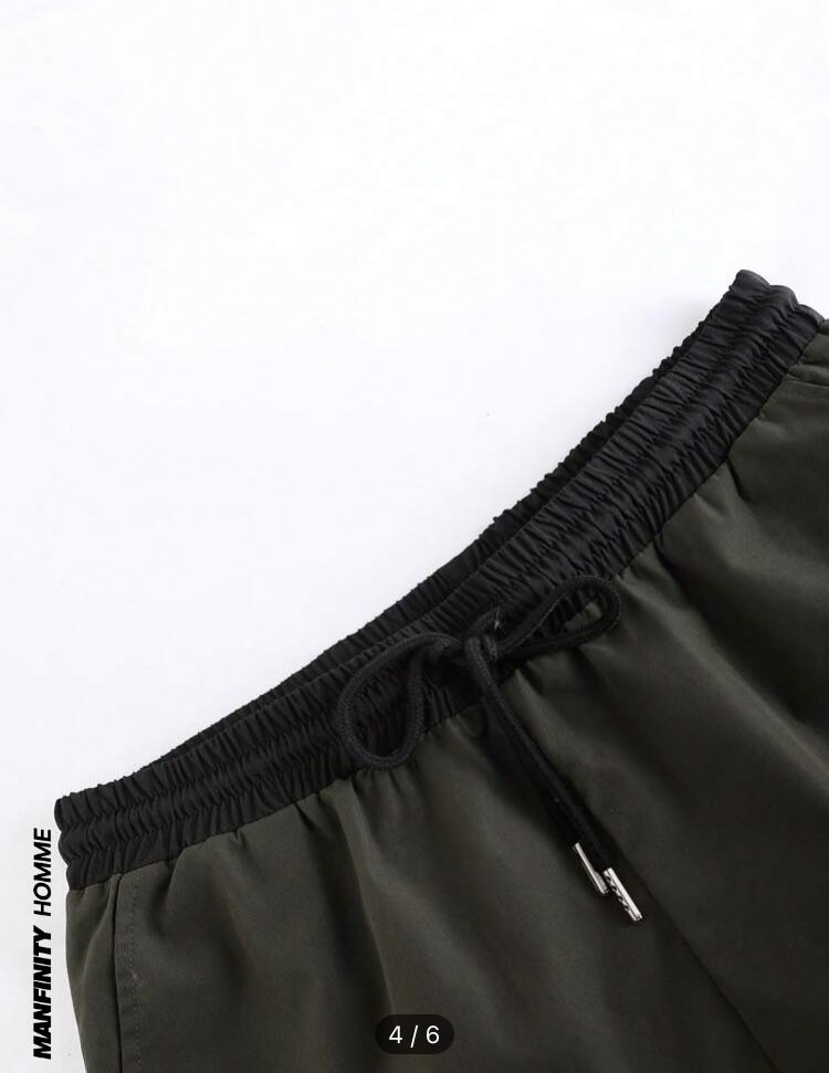 Къси спортни панталони мъжки - S - цвят зелен // Jogging shorts men