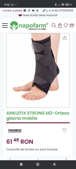 Orteza pentru glezna