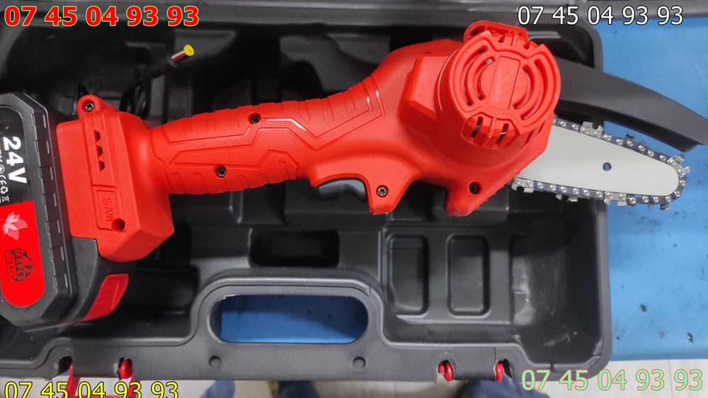 drujba mini drujba acumulator 24v incarcator cutie ca noua