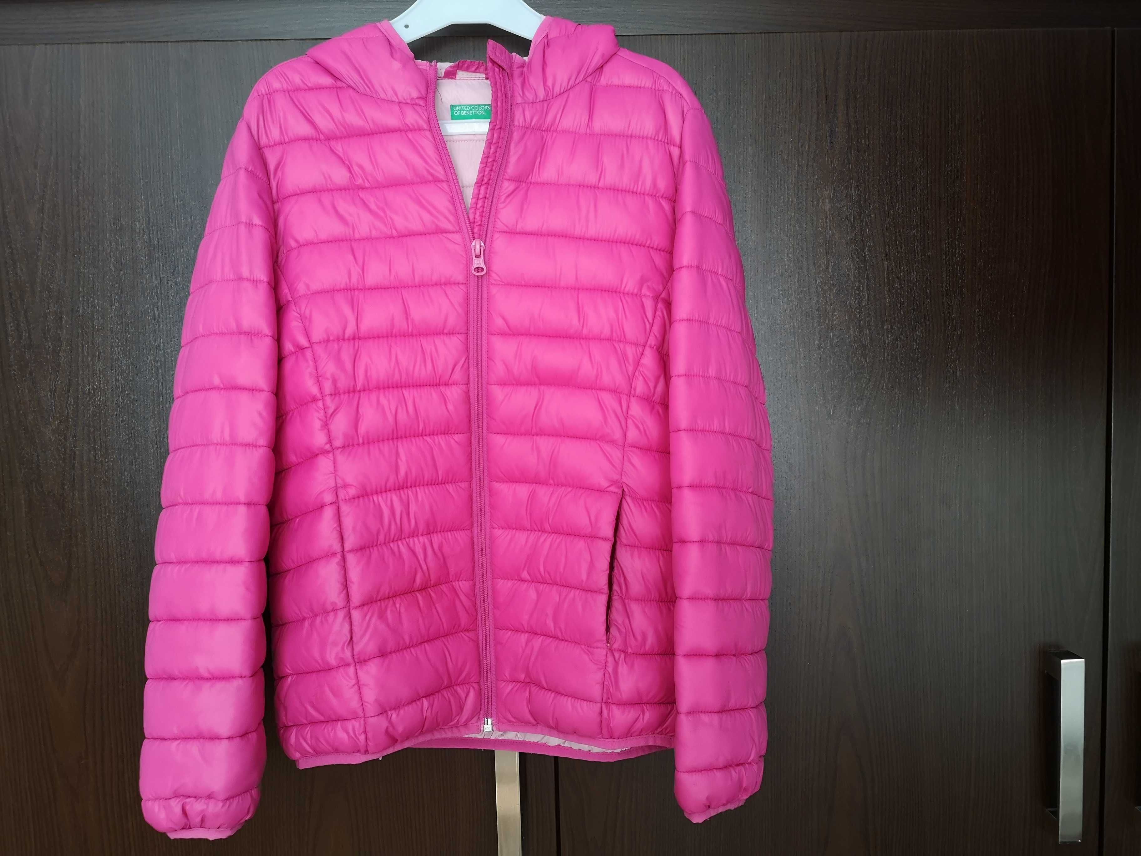 Пролетно яке Benetton-момиче (10-11 г./ръст 150 см) – Цикламено розово