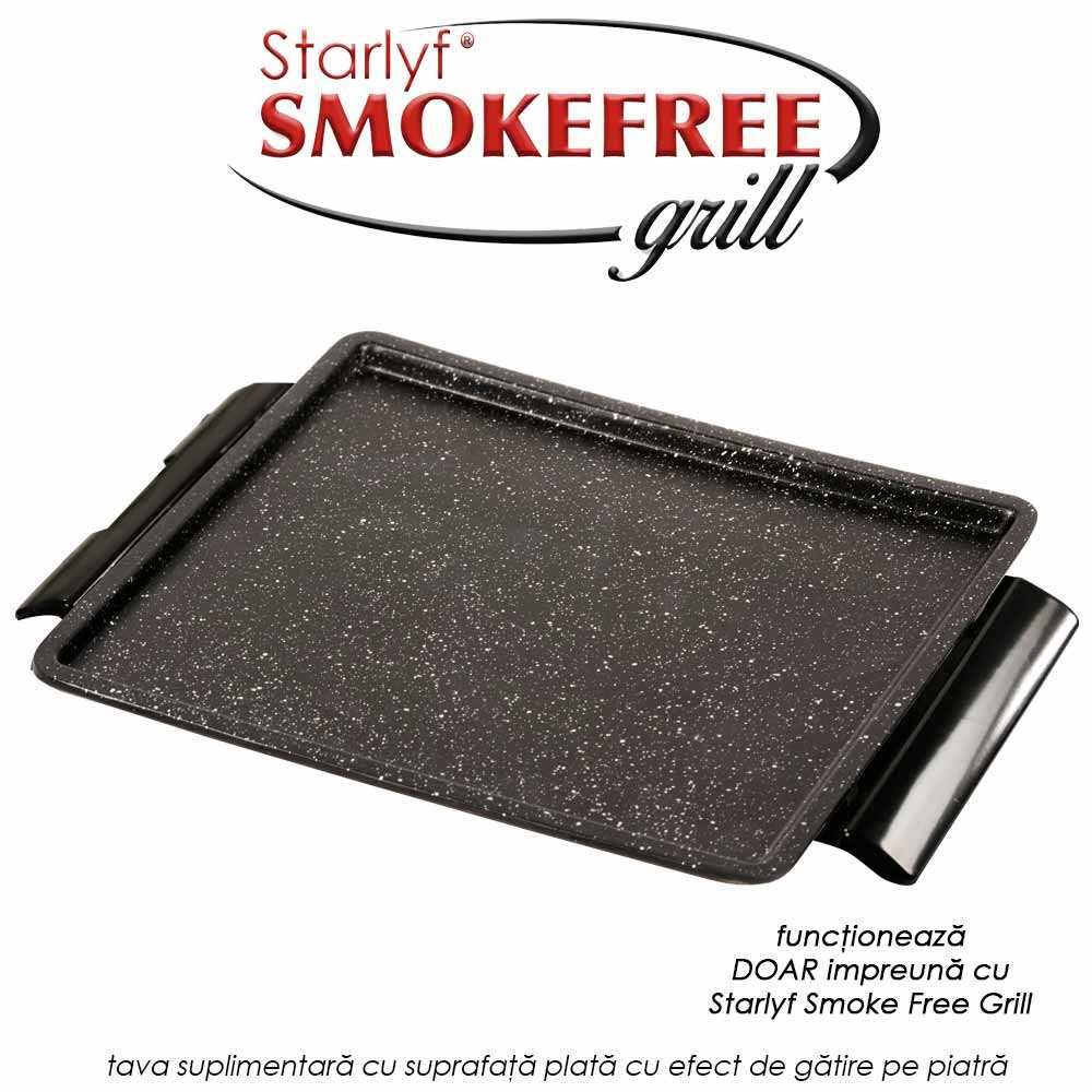 Starlyf Smoke Free Grill Stone Gratar Electric Pentru Interior