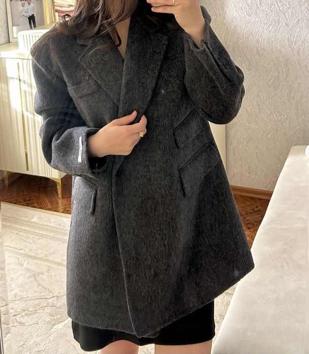 Пальто-пиджак из 100% шерсти